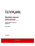 Lexmark N2000 Series Network Card User Manual