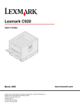Lexmark 2I1 Printer User Manual