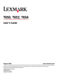 Lexmark 28D0500 Printer User Manual