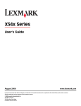Lexmark 26C0230 Printer User Manual