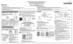 Leviton LTB12 Switch User Manual