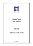 LevelOne WBR-5400 Network Router User Manual