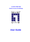 LevelOne WAB-1000 Network Router User Manual