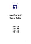 LevelOne 2110 Stereo System User Manual