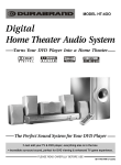 Lenoxx Electronics pmnHT-4OO Home Theater System User Manual
