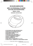 Lenoxx Electronics CD-965 CD Player User Manual