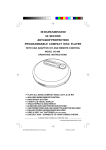 Lenoxx Electronics CD-896 CD Player User Manual