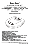 Lenoxx Electronics CD-79 CD Player User Manual