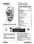 Lennox International Inc. G61MP Series Units Gas Heater User Manual
