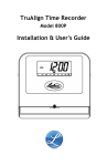 Lathem 800P Time Clock User Manual