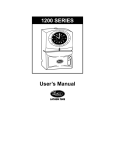 Lathem 1200 Series Time Clock User Manual