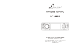 Lanzar Car Audio SD34MIP Car Stereo System User Manual