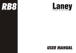 Laney Amplification rb8 Car Amplifier User Manual