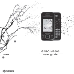 Kyocera M2000 Cell Phone User Manual