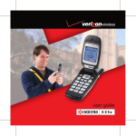 Kyocera KX9 Cell Phone User Manual