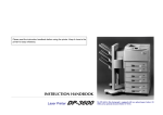 Kyocera DP-3600 Printer User Manual