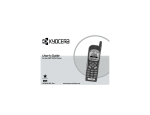 Kyocera 82-K5243 Cell Phone User Manual
