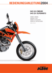KTM 640 LC4 ENDURO Motorcycle User Manual