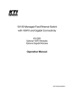 KTI Networks KS-2260 Switch User Manual