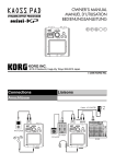 Korg KONTROL49 Musical Instrument User Manual