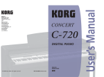Korg D32XD DJ Equipment User Manual