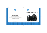 Konica Minolta Z6 Digital Camera User Manual