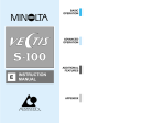 Konica Minolta VECTISS100 Film Camera User Manual