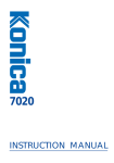 Konica Minolta 7020 All in One Printer User Manual