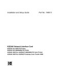 Kodak XLS 8400 Network Card User Manual