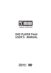 Kodak P460 DVD Player User Manual
