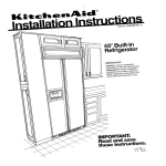 KitchenAid S-302 Refrigerator User Manual