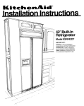 KitchenAid KSRF42DT Refrigerator User Manual