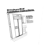 KitchenAid KSRF36DT Refrigerator User Manual