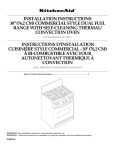 KitchenAid 9759121A Convection Oven User Manual