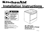 KitchenAid 9751596 Convection Oven User Manual