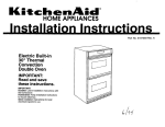 KitchenAid 3187359 Oven User Manual