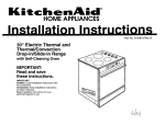 KitchenAid 3184873 Convection Oven User Manual