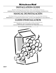 KitchenAid 2266877 Refrigerator User Manual