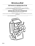 KitchenAid 2225409 Refrigerator User Manual