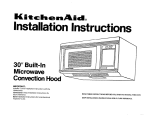 KitchenAid 1435 Microwave Oven User Manual