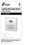 Kidde KN-COPF-I Carbon Monoxide Alarm User Manual