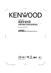 Kenwood XXV-01D CD Player User Manual