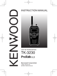 Kenwood TK-3230K Stereo System User Manual