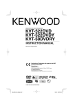 Kenwood KVT-50DVDRY Car Video System User Manual
