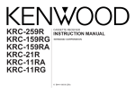 Kenwood KRC-11RA Cassette Player User Manual