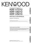 Kenwood KR-596 Stereo Receiver User Manual