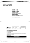 Kenwood KMM-100 Stereo Receiver User Manual