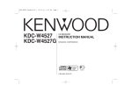 Kenwood KDC-W4527G CD Player User Manual