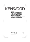 Kenwood KDC-PS9070R Car Stereo System User Manual