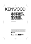 Kenwood KDC-MPV7023 CD Player User Manual
